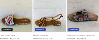Schoenen en slippers vanaf €5 in de sale van Goedkopeschoenen