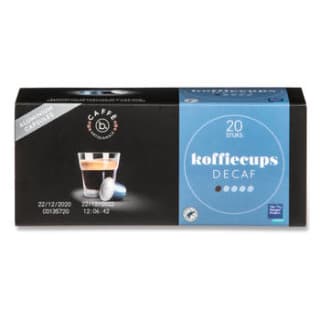 5x20 Blokker eigen merk koffie cups voor €10