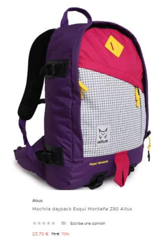 Mochila daypack de Trekking Altus Z80 por 23.7€