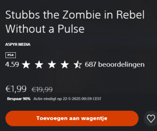 Stubbs the Zombie in Rebel Without a Pulse voor €1,99 in de Playstation Store
