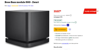 Bose Bass Module 500 (Zwart) voor €310,06 bij Bol