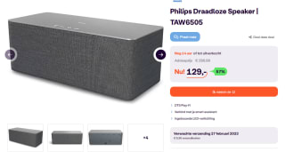Philips Draadloze Speaker TAW6505 voor €129 bij iBOOD