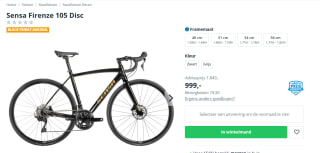 Sensa Firenze 105 DISC met 24 versnellingen voor €999 bij Mantel