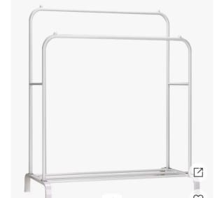 T-LoVendo Perchero Burro Doble Rail Moderno Rígido por 10,49€.