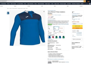 Polo Joma Winner II Hombre por solo 8,49€