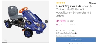 Hauck Skelter Nerf Striker voor € 49,99 bij Babyartikel