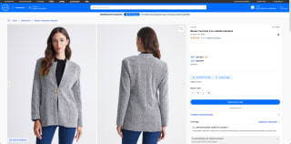 Blazer Fantasía Con Hebilla Metálica por solo $16.990