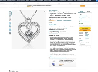 Colgante Corazón VNOX de Plata por solo 15,99€