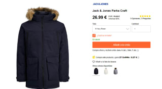 Parka Jack & Jones Craft por 26.99€