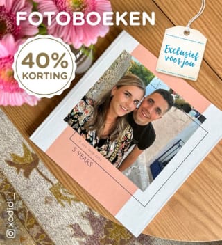 40% korting op alle fotoboeken bij Smartphoto