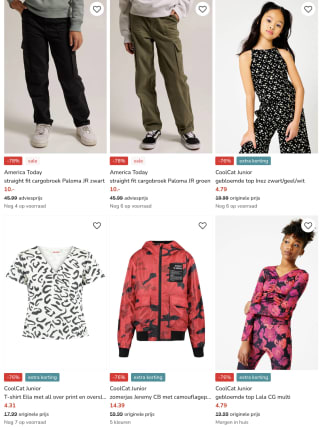 Tot 80% korting in de sale op baby- en kinderkleding