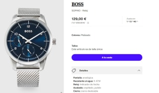 Reloj para Hombre BOSS SOPHIO por 129€