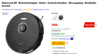 Roborock S8 - Robotstofzuiger voor €309 bij Bol