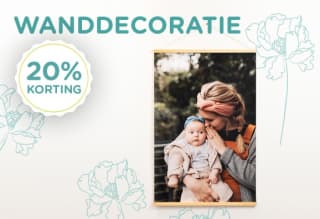 20% korting op wanddecoratie bij Smartphoto