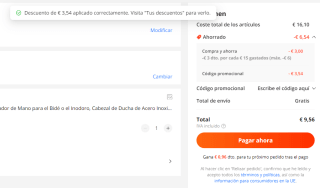 Juego de Pulverizador de Mano para el Bidé o el Inodoro por 9,56€