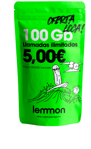 Tarifa Móvil 100GB y llamadas ilimitadas por 5€
