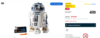 Lego Star Wars R2-D2™ (75308) voor €119,99 in de Lego store