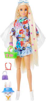 Barbie Extra Doll 12 in Floral 2-Piece for £9.99 at Amazon