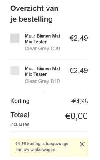 2 gratis verftesters van Levi's