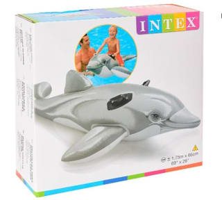 Visto por 16,11€ portes incluidos Bajada de precio desde amazon para este Delfín hinchable acuático Intex + 2 asas - 175x66 cm por 7,80€