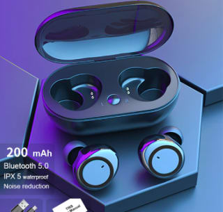 Auriculares binaurales Y50 con Bluetooth por solo 1,99€