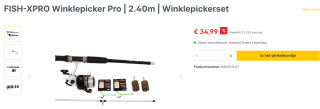 Feeder beginnerset FISH-XPRO Winklepicker voor €34,99 bij Raven