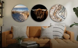 Tot 75% korting op een wandcirkel bij FotoCadeau