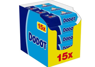 Dodot Toallitas para Bebé 960 Toallitas 15 Paquetes 15x64 por solo 20,24€