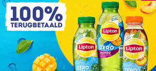 Lipton Ice Tea Zero 100% terugbetaald