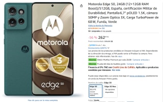 Motorola Edge 50 de 12GB/512GB por 262,41€