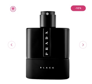 Perfume hombre PRADA LUNA ROSSA BLACK por solo 66,55€