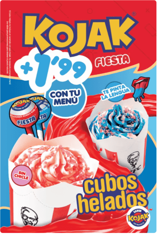 Helado Kojak en KFC por solo 1,99€