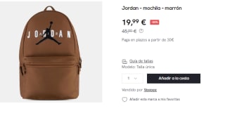 Mochila Nike Air Jordan por 19.99€