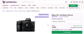 Nikon Z 5 + Nikkor Z 24-50mm f/4-6.3 Zwart voor €1.249 bij Cameranu