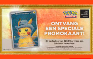 Gratis Pokemon Van Gogh promokaart bij aankoop bij Gamemania