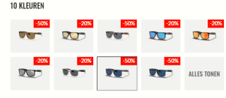 Tot 50% korting op Ray Ban Justin Colormix zonnebrillen bij Ray Ban