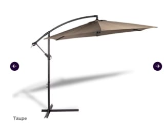 Lifa Garden zweefparasol met hoes voor €59,96 bij iBOOD