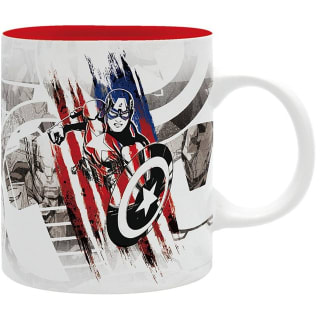 Taza de cerámica Capitán América