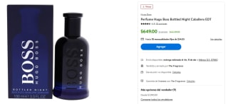 Perfume Hugo Boss Bottled Night por $649 | Descuento Walmart