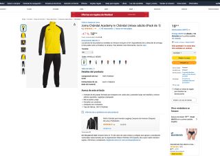 Joma Chándal Academy Iv Chándal Unisex adulto por 18,99€