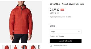 Varios Anoraks Columbia por solo 24,99€ preciazos