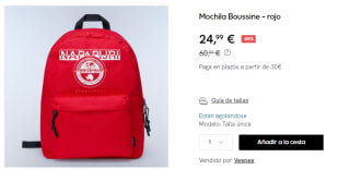 Mochila Napapijiri Boussine por 24.9€
