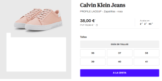 Zapatillas Casual para Mujer Calvin Klein Jeans PROFILE LACEUP por 38€
