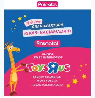 Hasta -70% Rebajas Prenatal.