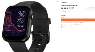 Reloj Inteligente Ticwatch Smartwatch GTH 2 por 29,99€