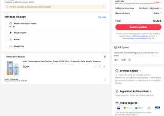 Isdin Fotoprotector Facial Fusion Water SPF50 50ml por 19,20€