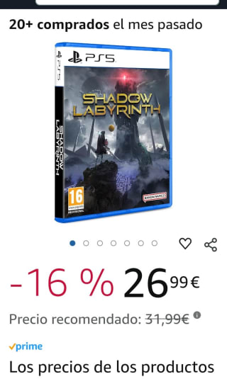 Shadow Labyrinth PlayStation 5 por 26,99€.