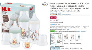 Set de biberones Perfect Match de NUK | +0-6 meses por 18,05€(-15% lista nacimiento)
