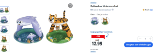 Playtive opblaasbaar kinderzwembad voor €12,99 bij Lidl