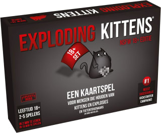 Exploding Kittens NL voor €10,99 bij Amazon